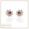 orecchini Fiore punto luce
